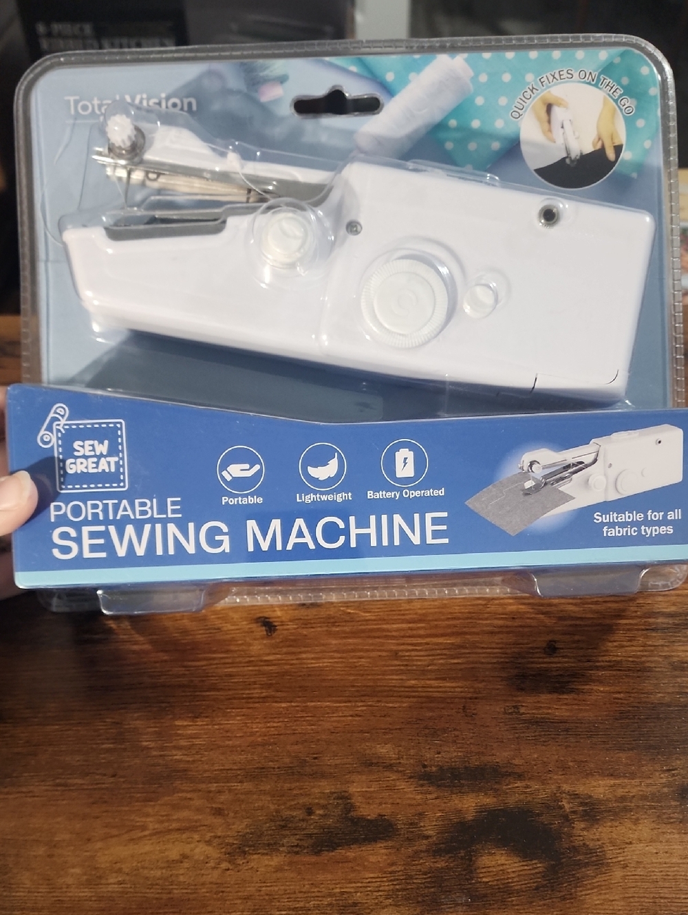 FIRM PRICE Portable Handheld Sewing Machine White Brand New Never Open No Tags